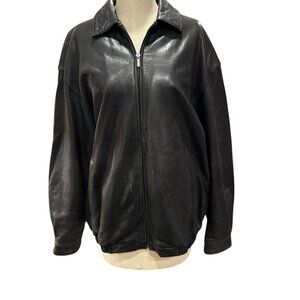 Vintage Brandini 100% Lamb Leather Zip Jacket - Men’s Size L